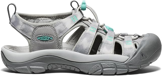 KEEN Women's Newport H2 Closed Toe Water Sandals, Alloy